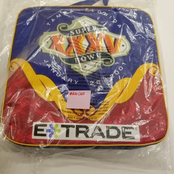 Authentic Super Bowl XXXV Stadium Seat Cushion, Tampa, Florida, Rare Collectible - Picture 11 of 13
